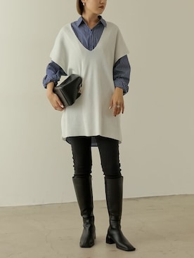 reedit_officialさん(レディース・162cm)の冬コーディネート