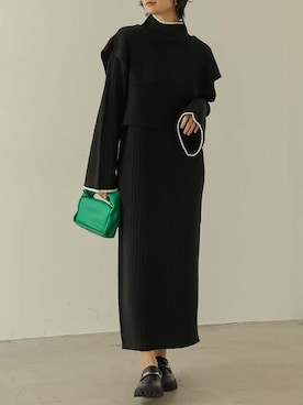 reedit_officialさん（レディース・162cm）の冬コーディネート