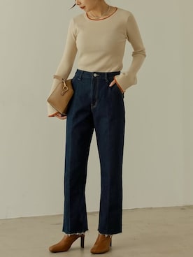 reedit_officialさん（レディース・162cm）の冬コーディネート