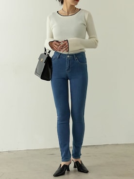 「フレアスリーブ」｜reedit_officialさん（レディース・158cm）の冬コーディネート