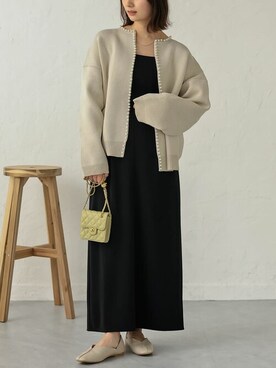 reedit_officialさん（レディース・163cm）の冬コーディネート