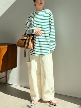 「Re:EDIT（リエディ）のアイテム（サンダル）」を使った、reedit_officialさん（レディース・163cm）の春コーディネート