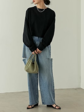 「リエディ(Re:EDIT)」｜reedit_officialさん（レディース・158cm）の春コーディネート