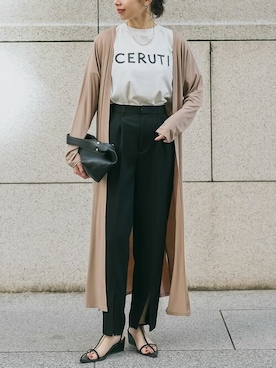 「ロングカーディガン」｜reedit_officialさん（レディース・158cm）の春コーディネート