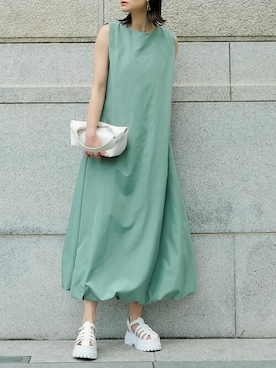 「アイテム（ワンピース/ドレス）」を使った、reedit_officialさん（レディース・175cm）の春コーディネート