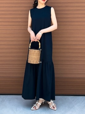 「リエディ」｜「アイテム（ワンピース）」を使った、reedit_officialさん（レディース・158cm）の夏コーディネート