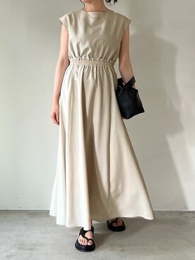 「リエディ」｜「アイテム（ワンピース）」を使った、reedit_officialさん（レディース・158cm）の夏コーディネート