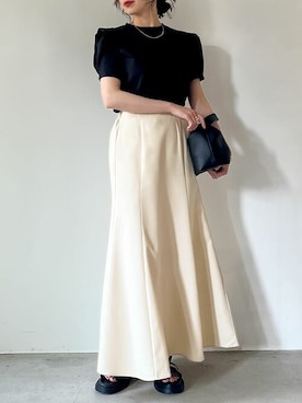 「Re:EDIT（リエディ）のアイテム（バッグ）」を使った、reedit_officialさん（レディース・158cm）の夏コーディネート