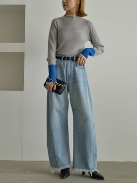 「カラー×コーデ」｜「アイテム（ブーツ）」を使った、reedit_officialさん（レディース・163cm）の秋コーディネート