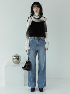 「リエディ」｜「アイテム（キャミソール）」を使った、reedit_officialさん（レディース・167cm）の秋コーディネート