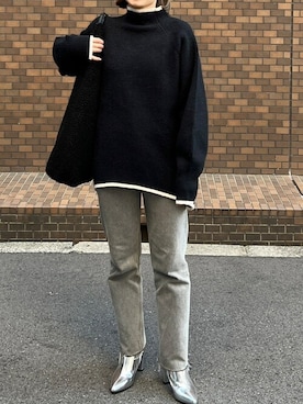 「リエディ」｜「アイテム（ブーツ）」を使った、reedit_officialさん（レディース・158cm）の冬コーディネート