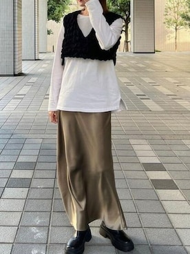 reedit_officialさん(レディース・163cm)の冬コーディネート