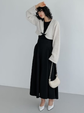 「リエディ」｜「アイテム（パンプス）」を使った、reedit_officialさん（レディース・167cm）の冬コーディネート
