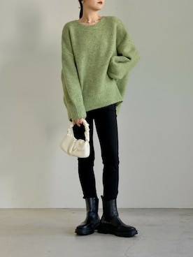 reedit_officialさん（レディース・163cm）の冬コーディネート