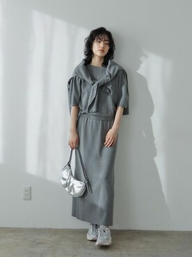 「Re:EDIT（リエディ）のアイテム（バッグ）」を使った、reedit_officialさん（レディース・167cm）の冬コーディネート