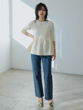 「リエディ」｜「アイテム（パンプス）」を使った、reedit_officialさん（レディース・167cm）の冬コーディネート