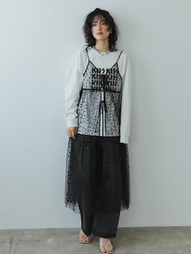「リエディ」｜「アイテム（ワンピース/ドレス）」を使った、reedit_officialさん（レディース・167cm）の冬コーディネート