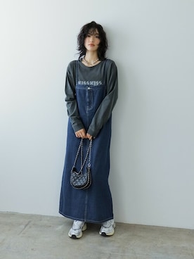 「リエディ」｜「アイテム（ワンピース/ドレス）」を使った、reedit_officialさん（レディース・167cm）の冬コーディネート