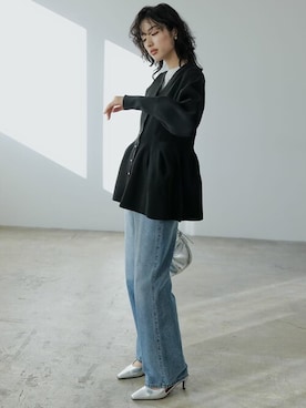 「リエディ」｜「アイテム（パンプス）」を使った、reedit_officialさん（レディース・167cm）の冬コーディネート