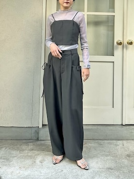 「リエディ」｜「アイテム（キャミソール）」を使った、reedit_officialさん（レディース・163cm）の冬コーディネート