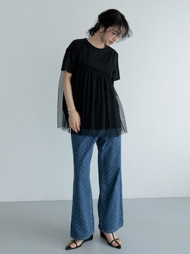 「リエディ」｜「アイテム（サンダル）」を使った、reedit_officialさん（レディース・167cm）の春コーディネート