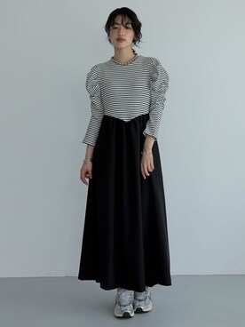 「リエディ」｜「アイテム（ワンピース/ドレス）」を使った、reedit_officialさん（レディース・167cm）の春コーディネート