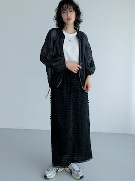 「リエディ」｜「アイテム（ブルゾン）」を使った、reedit_officialさん（レディース・167cm）の春コーディネート