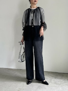 「リエディ」｜「アイテム（パンプス）」を使った、reedit_officialさん（レディース・163cm）の春コーディネート