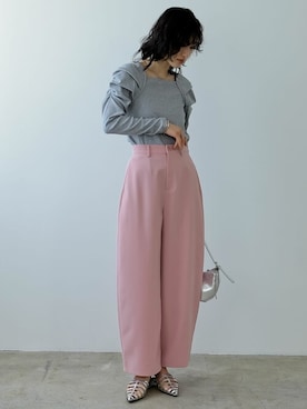 「リエディ」｜「アイテム（サンダル）」を使った、reedit_officialさん（レディース・167cm）の春コーディネート