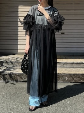 「リエディ」｜「アイテム（ワンピース/ドレス）」を使った、reedit_officialさん（レディース・158cm）の春コーディネート
