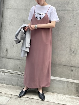 「リエディ」｜「アイテム（ワンピース/ドレス）」を使った、reedit_officialさん（レディース・158cm）の春コーディネート