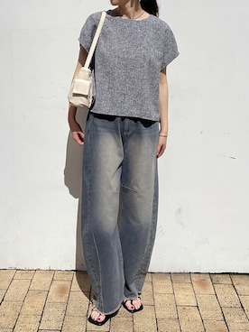 「リエディ」｜「アイテム（バッグ）」を使った、reedit_officialさん（レディース・158cm）の春コーディネート