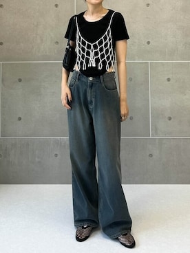 「リエディ」｜「アイテム（キャミソール）」を使った、reedit_officialさん（レディース・163cm）の夏コーディネート