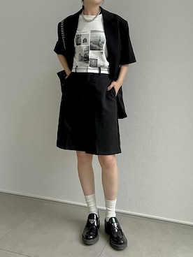 「リエディ」｜「アイテム（ジャケット/アウター）」を使った、reedit_officialさん（レディース・163cm）の夏コーディネート