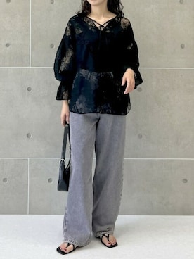 reedit_officialさん（レディース・157cm）の夏コーディネート