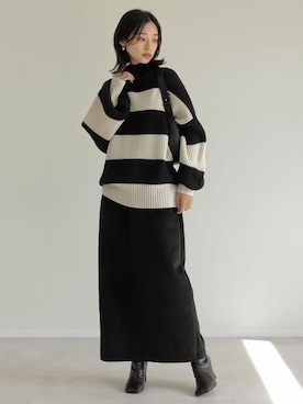 「ナロースカート」｜reedit_officialさん（レディース・163cm）の秋コーディネート