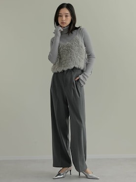「リエディ」｜「アイテム（パンツ）」を使った、reedit_officialさん（レディース・163cm）の秋コーディネート