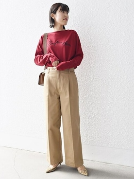 増田さん(レディース・164cm)の秋コーディネート