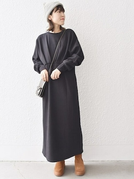 「チェルシーブーツ」｜増田さん（レディース・164cm）の秋コーディネート