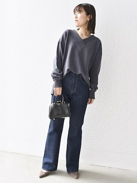増田さん(レディース・164cm)の冬コーディネート