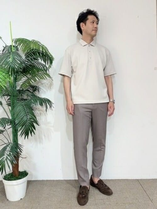 極美品★未使用級　BY 360 master　スラックス　オリーブ　М セール】【ストレッチ】TOKYO RUN GOOD DAILY SLACKS ライト