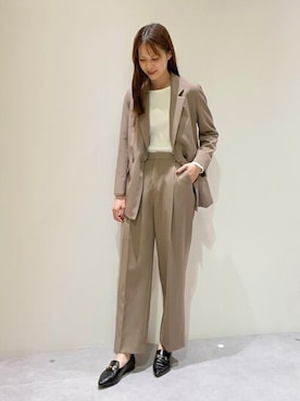 「スラックスパンツ」｜0493psfaさん（レディース・169cm）の夏コーディネート