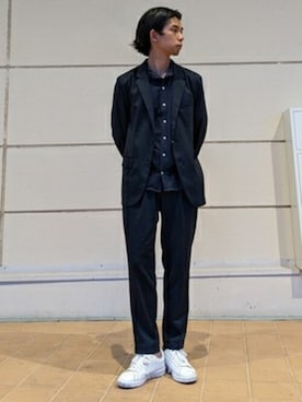 「Perfect Suit FActory（パーフェクトスーツファクトリー）のアイテム」を使った、0493psfaさん（メンズ・176cm）の夏コーディネート
