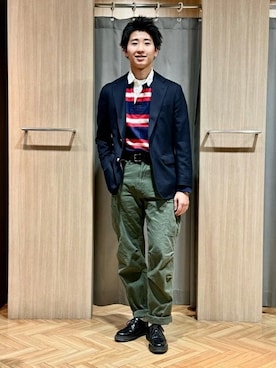 「Perfect Suit FActory（パーフェクトスーツファクトリー）のアイテム」を使った、0493psfaさん（メンズ・176cm）の冬コーディネート