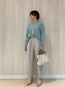 COMME CA ISM STAFFさん（レディース・164cm）の冬コーディネート