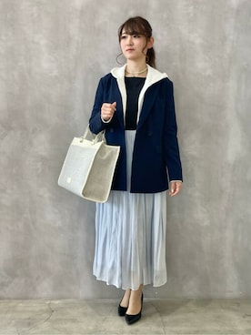 COMME CA ISM STAFFさん（レディース・160cm）の冬コーディネート