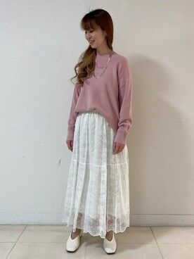 COMME CA ISM STAFFさん（レディース・156cm）の冬コーディネート