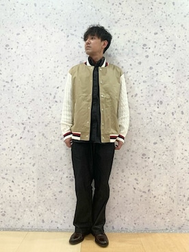 「コムサコミューン」｜COMME CA ISM STAFFさん（メンズ・167cm）の冬コーディネート