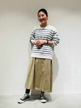 COMME CA ISM STAFFさん（レディース・151cm）の春コーディネート