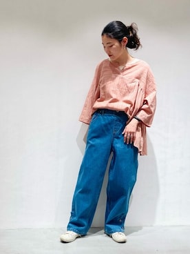 COMME CA ISM STAFFさん（レディース・151cm）の春コーディネート